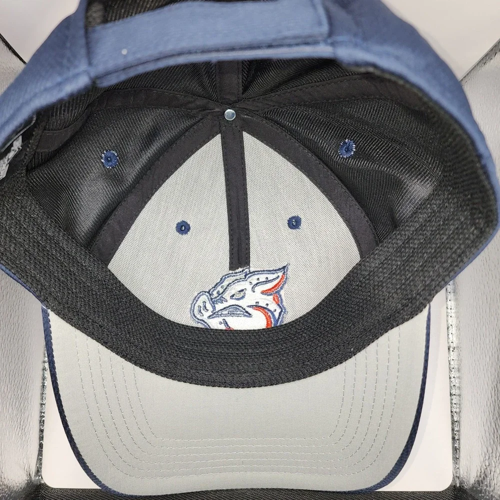 OC Sports Lehigh Valley IronPigs Hat Mens OSFM‎ Navy Blue Mesh Adjustable Cap